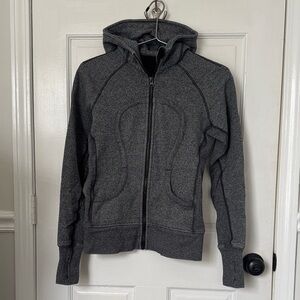Lululemon Athletica Heathered Gray Scuba Hoodie